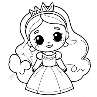 Pagina Para Colorir Da Princesa Fofa 51125-42600