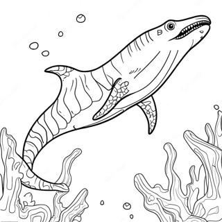 Pagina Para Colorir Do Mosassauro Megalodon 51134-42596