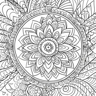 Pagina Para Colorir De Padroes De Mandala Serenos 5113-4101