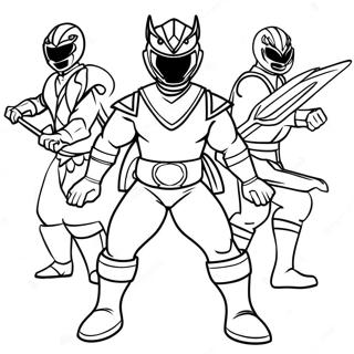 Power Rangers Samurai Páginas Para Colorir