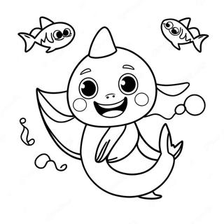 Pagina Para Colorir Do Baby Shark De Halloween 5122-4106