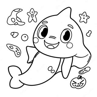 Pagina Para Colorir Do Baby Shark De Halloween 5122-4107