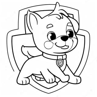 Pagina Para Colorir Do Emblema Colorido Da Patrulha Canina 51395-42802