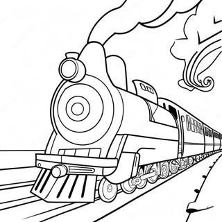 Pagina Para Colorir Do Trem Magico Do Expresso Polar 5143-4126