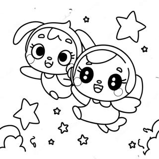 Pagina Para Colorir De Kiki E Lala Voando Atraves Das Estrelas 5153-4135