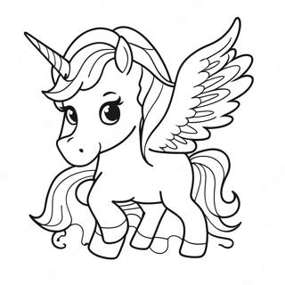 Pagina Para Colorir Do Unicornio Que Brilha No Escuro 51604-42976