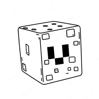 Pagina Para Colorir Do Slime Do Minecraft 51624-42988