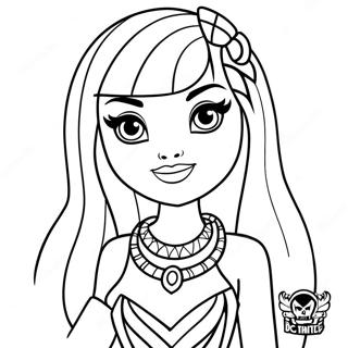 Cleo Do Monster High Páginas Para Colorir