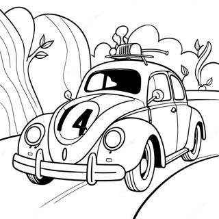 Pagina Para Colorir Do Herbie Acelerando 51655-43014