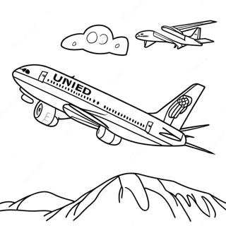 Pagina Para Colorir Da United Airlines 51714-43068