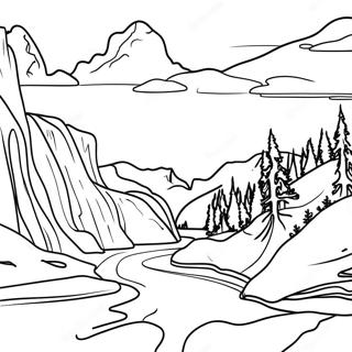 Pagina Para Colorir Do Parque Nacional Yellowstone 51734-43080