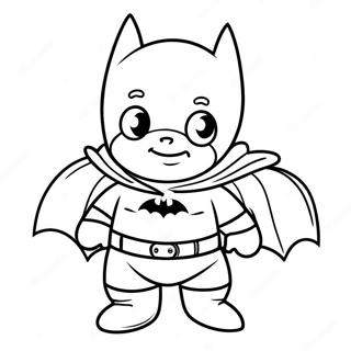 Pagina Para Colorir Do Bebe Batman Fofo Em Fralda 51795-43137