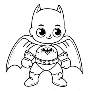 Pagina Para Colorir Do Bebe Batman Fofo Em Fralda 51795-43138