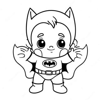 Pagina Para Colorir Do Bebe Batman Fofo Em Fralda 51795-43140