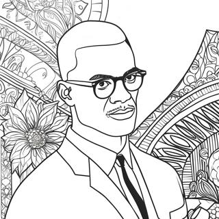 Pagina Para Colorir Do Malcolm X 51894-43203