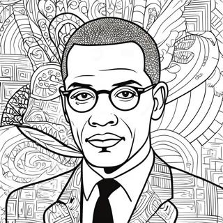 Pagina Para Colorir Do Malcolm X 51894-43204