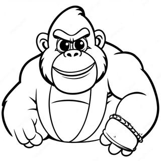 Pagina Para Colorir Do Cranky Kong 51904-43212