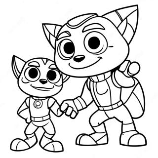 Pagina Para Colorir Do Ratchet E Clank 51924-43218