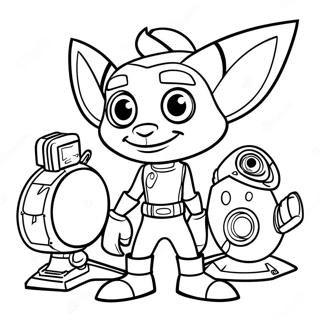 Pagina Para Colorir Do Ratchet E Clank 51924-43219