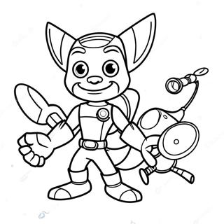 Pagina Para Colorir Do Ratchet E Clank 51924-43220