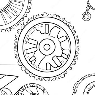 Pagina Para Colorir De Engrenagens 51965-43234