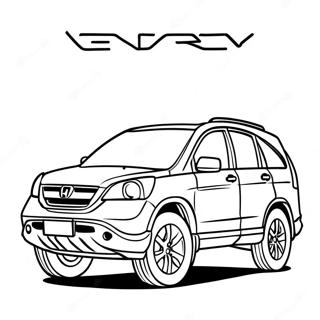 Pagina Para Colorir Do Honda Crv 51975-43266