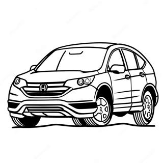 Pagina Para Colorir Do Honda Crv Esportivo 51976-43259