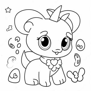 Pagina Para Colorir Amigos Jewelpet Fofos 52086-43359