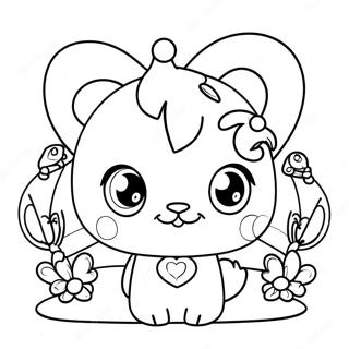 Pagina Para Colorir Amigos Jewelpet Fofos 52086-43360