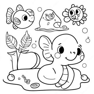 Pagina Para Colorir Animais Do Lago 52115-43370