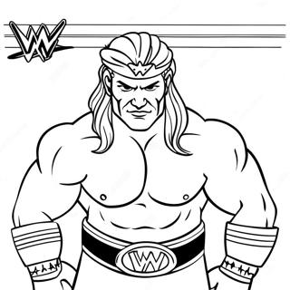 Pagina Para Colorir Da Wwe Com Bordas Grossas 52195-43448