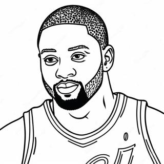 Dwyane Wade Páginas Para Colorir