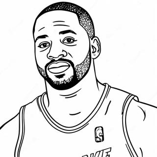 Pagina Para Colorir De Dwyane Wade 52246-43471