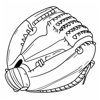 Pagina Para Colorir Da Luva De Beisebol Vintage 52277-43502