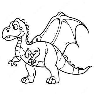 Pagina Para Colorir De Dinossauro Hibrido 52296-43498