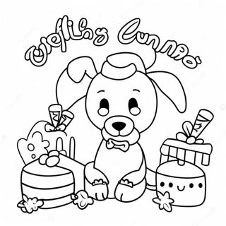 Pagina Para Colorir Feliz Aniversario 52376-43567