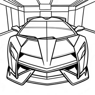 Lamborghini Veneno Páginas Para Colorir