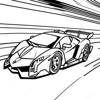 Pagina Para Colorir Lamborghini Veneno Correndo Na Pista 52417-43607