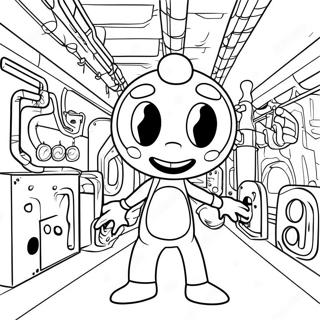 Pagina Para Colorir Bendy Em Uma Fabrica Assustadora 52427-43610