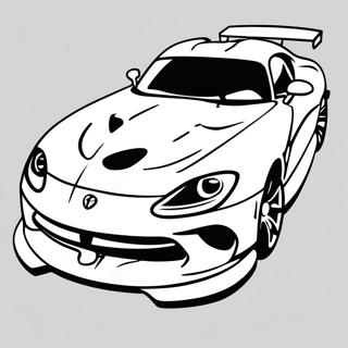 Pagina Para Colorir Do Dodge Viper Em Movimento 52447-43630