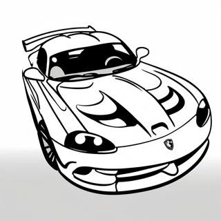 Pagina Para Colorir Do Dodge Viper Em Movimento 52447-43632