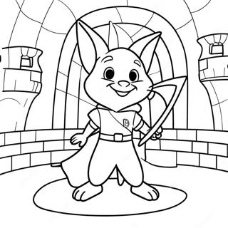 Pagina Para Colorir Despereaux Corajoso No Castelo 52547-43705