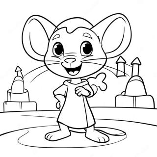 Pagina Para Colorir Despereaux Corajoso No Castelo 52547-43706