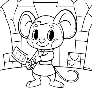 Pagina Para Colorir Despereaux Corajoso No Castelo 52547-43707