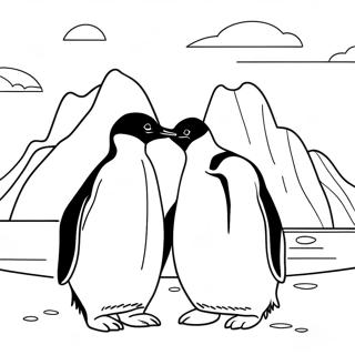 Os Pinguins Do Sr. Popper Páginas Para Colorir