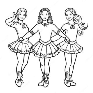 Pagina Para Colorir Da Danca Irlandesa 52596-43738