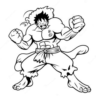 Pagina Para Colorir Do Luffy Gear 4 Snakeman 52626-43770