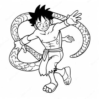 Pagina Para Colorir Do Luffy Em Pose Dinamica De Snakeman 52627-43773