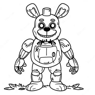 Pagina Para Colorir Do Springtrap Em Corpo Inteiro 52646-43791