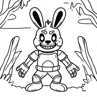 Springtrap Corpo Inteiro Páginas Para Colorir